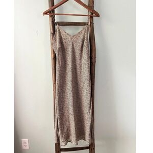 Ann Taylor Brown Midi Dress